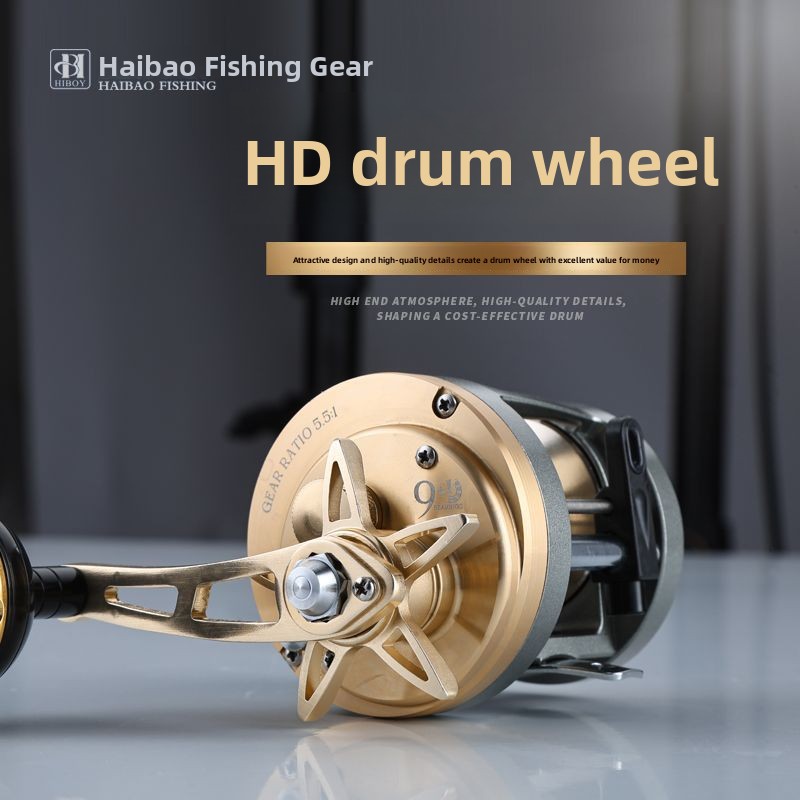 Ice Fishing Line - HD300 Metall-Schnellrolle für das Angeln im