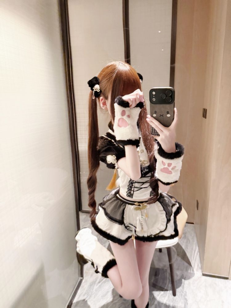 Fly Line - Süßes Kawaii 2-Teiliges Set für Damen: