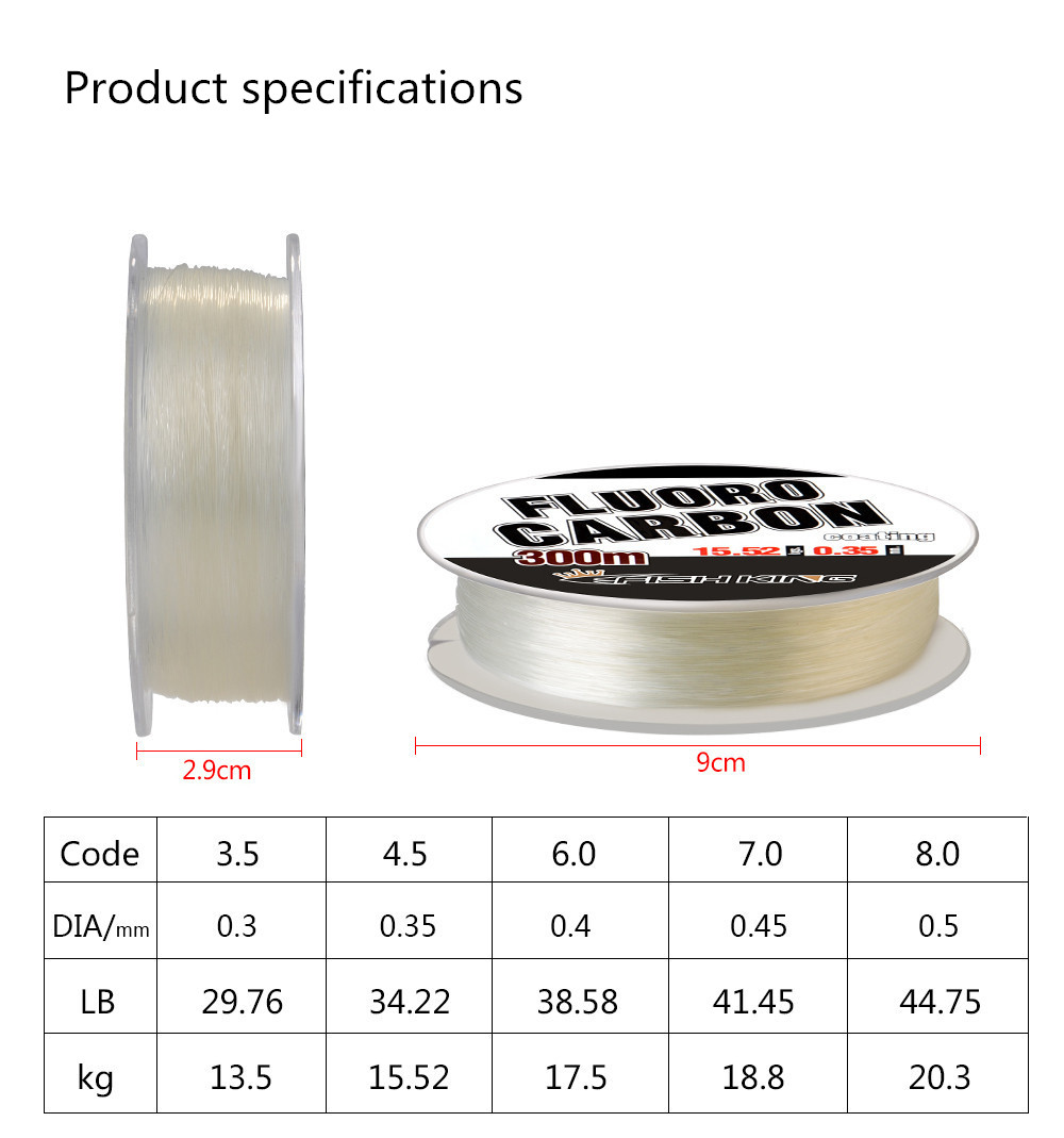 Vollflorocarbon-Angelschnur 30 – Copolymer Line Bewertung und Preis