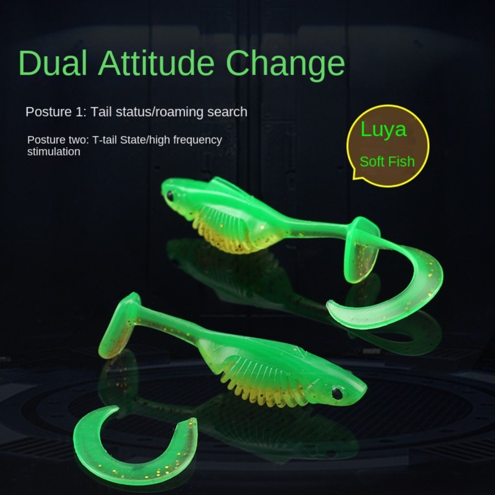 10PCS PVC Angeln Weiche Köder  – Ice Fishing Line Bewertung und Preis